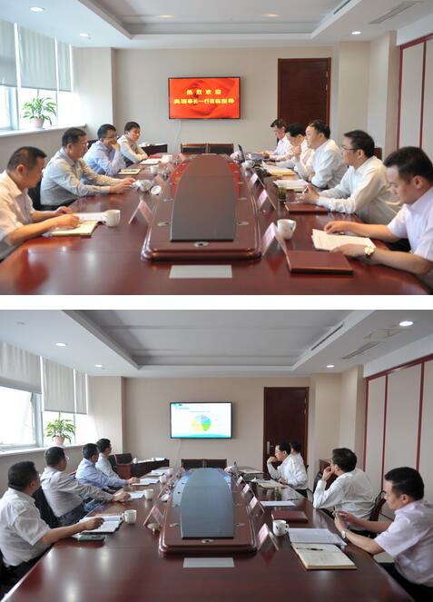 江苏省联社吴万善理事长就金融市场业务到江南农村商业银行作专题调研