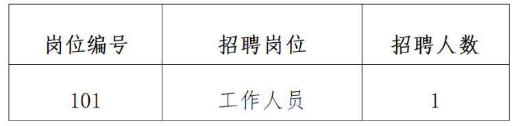 招聘岗位及要求
